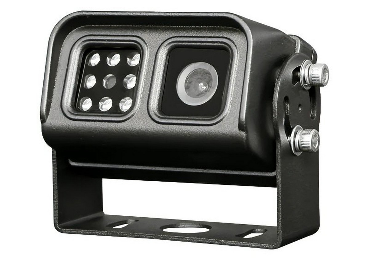 كاميرا خلفية 120 درجة مع 8 مصابيح LED ليلية بالأشعة تحت الحمراء للرؤية الليلية
