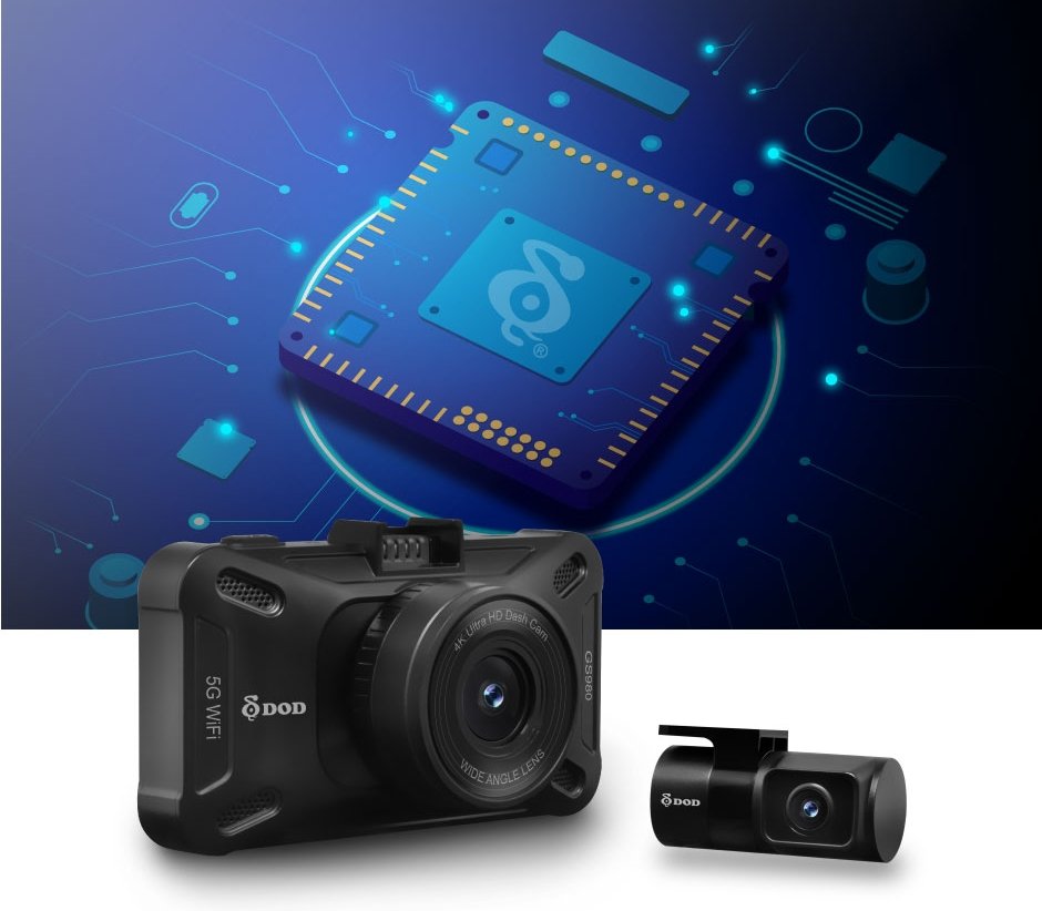 كاميرا احترافية للسيارة dod gs980d - جيل جديد من الكاميرات