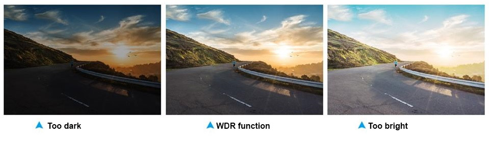 WDR - نطاق ديناميكي واسع - كاميرات السيارة