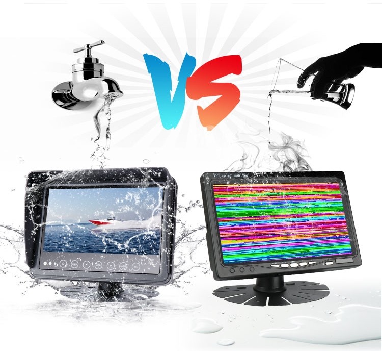شاشة LCD مقاومة للماء وعالية الجودة مقاس 7 بوصات