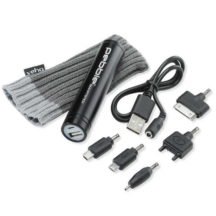 شاحن Pebble SmartStick Black Pack