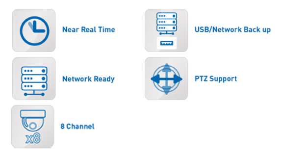 مواصفات oahd / DVR 8 pin