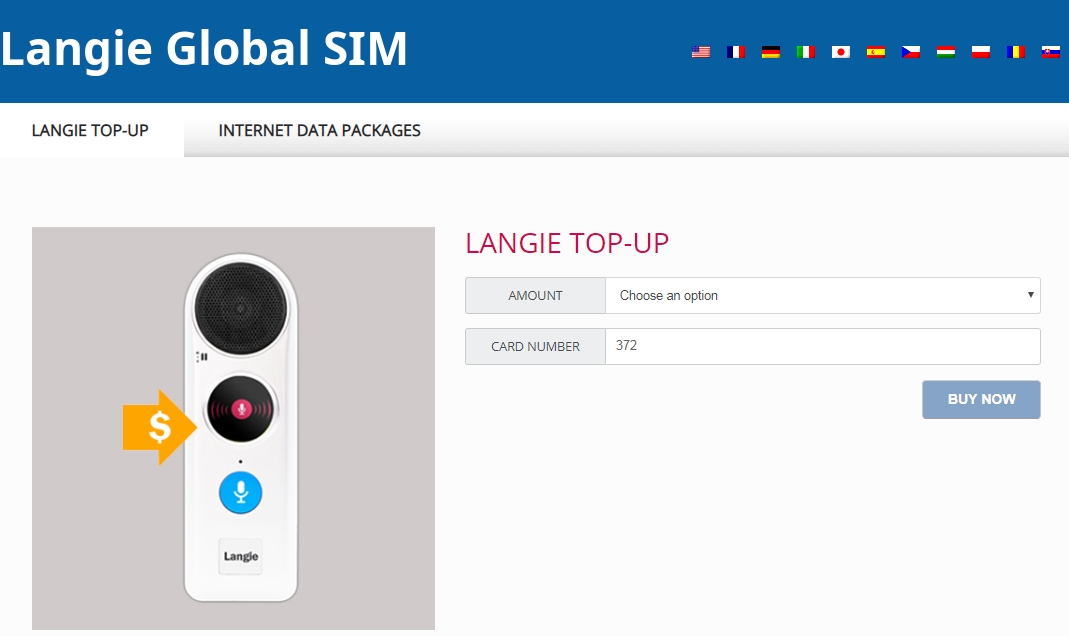 3G بطاقة SIM لانجي