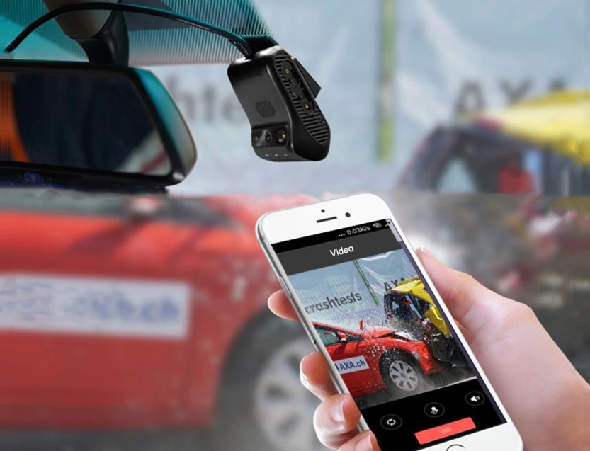 تطبيق مع كاميرا نقطة اتصال سيارة GPS