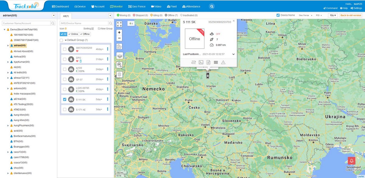 تتبع السيارة GPS - profio x4