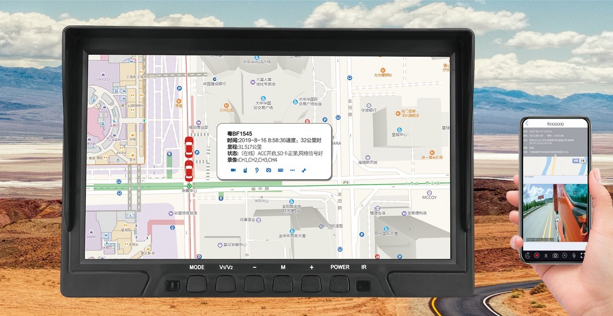 4G واي فاي مراقبة السيارة GPS