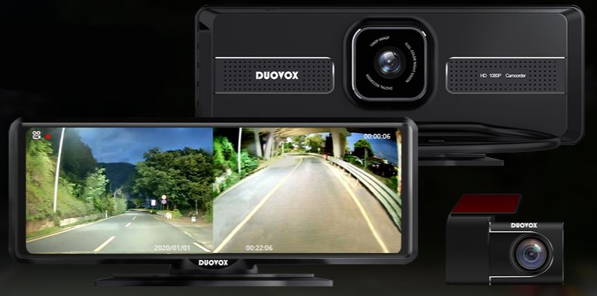 duovox v9 كاميرا فيديو للسيارة