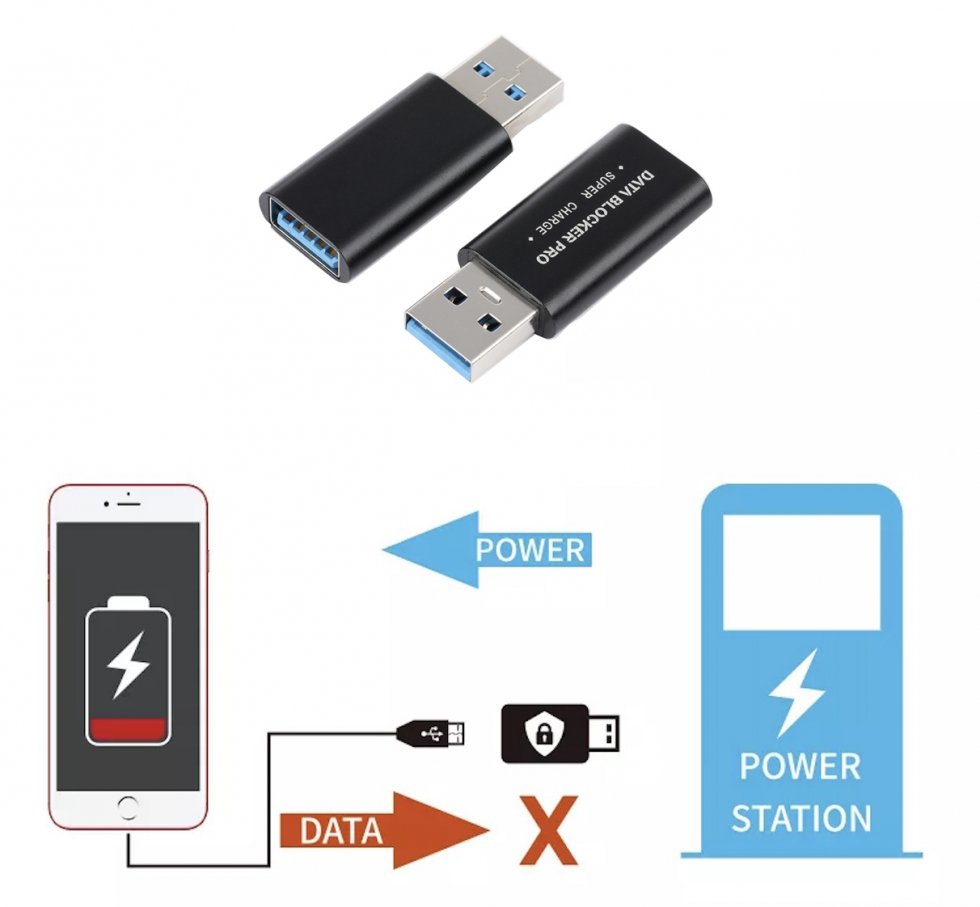 حماية الهاتف الذكي أثناء الشحن عبر USB - Data Blocker Pro